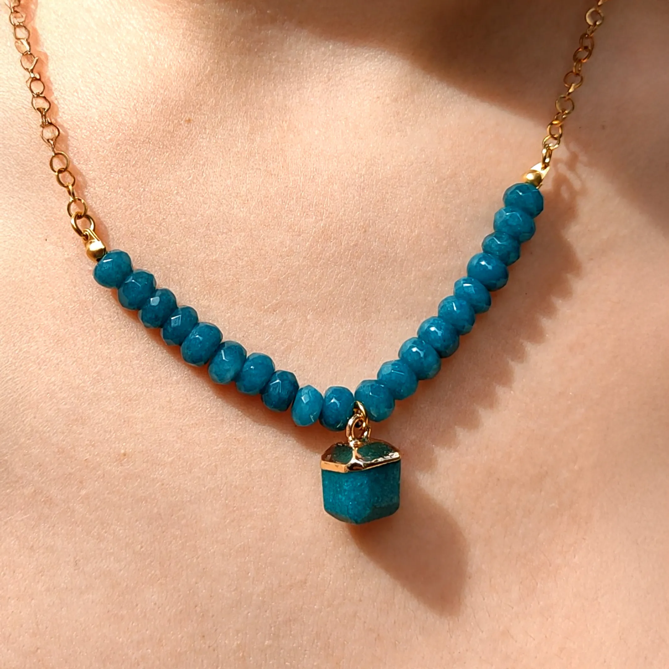 amazonite necklace, beautiful green necklace