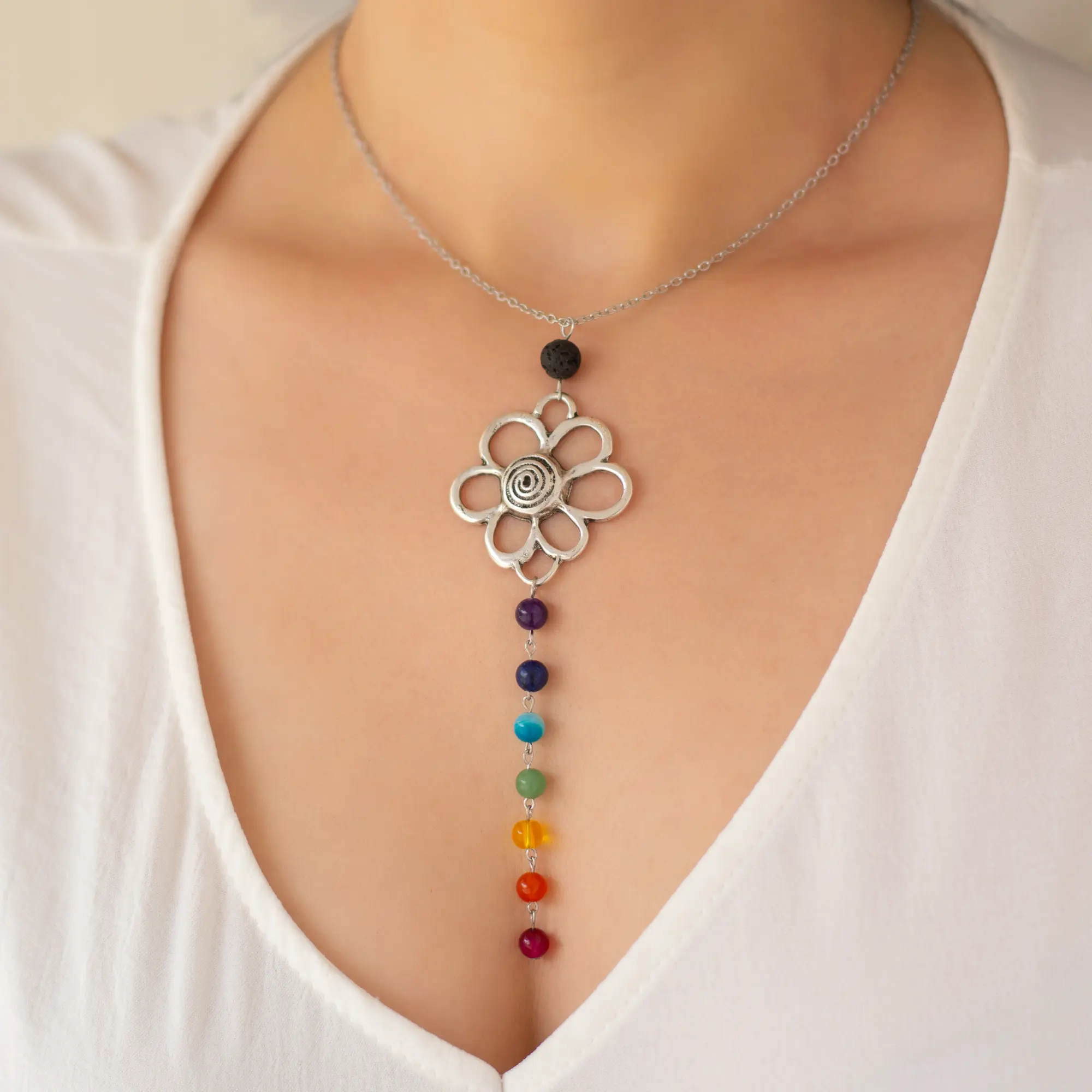 κολιέ 7 τσάκρας, 7 chakras κολιέ