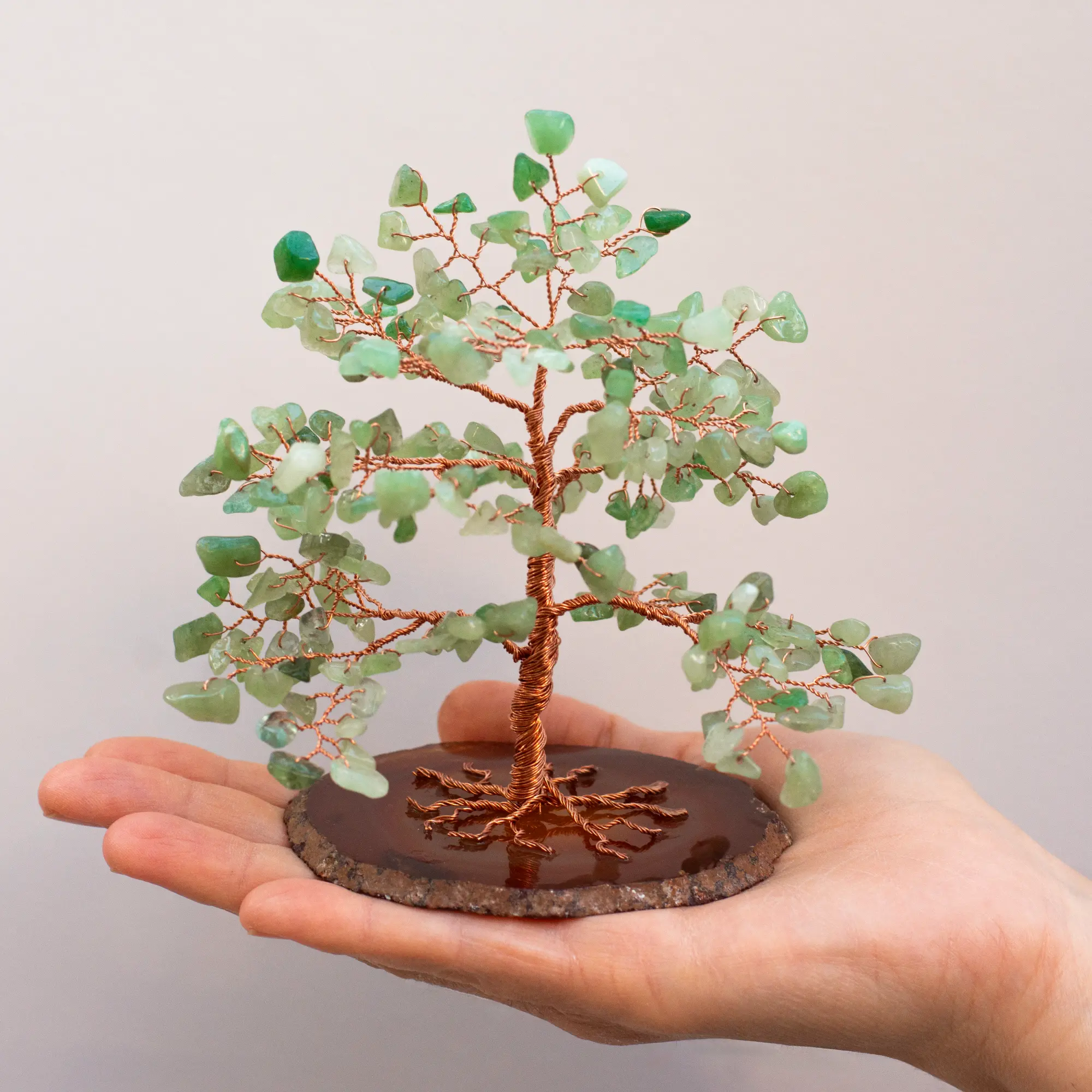 Δέντρο από σύρμα, Tree of Life, aventurine, agate