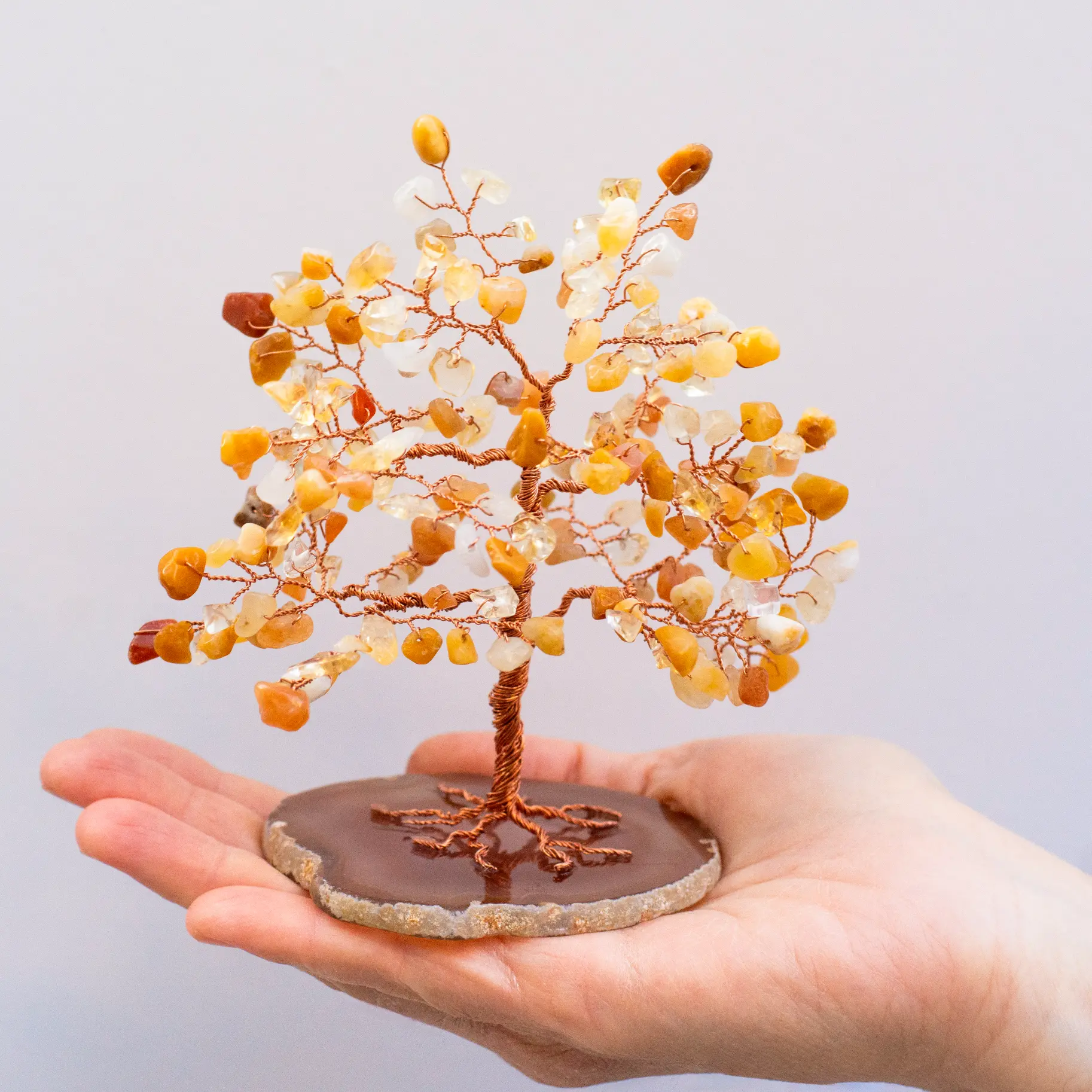 Δέντρο από σύρμα, Δέντρο της Ζωής, Tree of Life, Αβεντουρίνη, Αχάτης