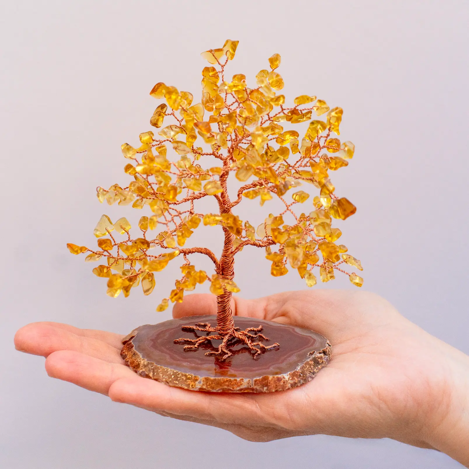 Δέντρο της Ζωής, κεχριμπάρι, Tree Of Life, Wire Tree