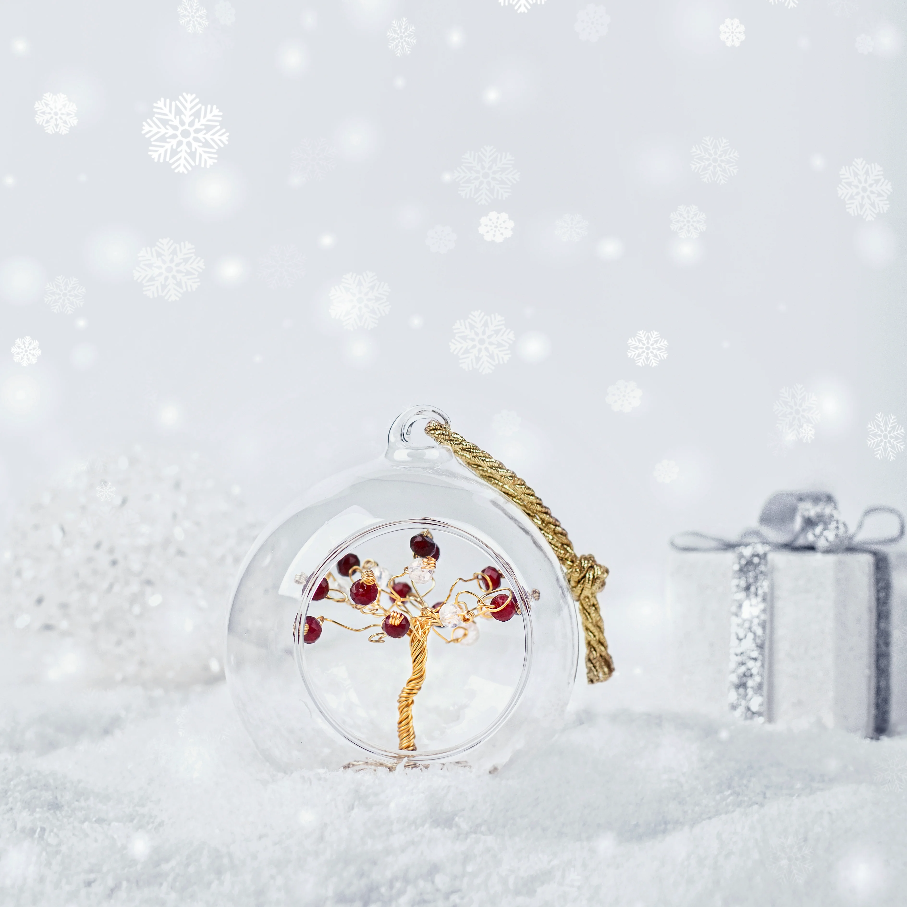 Γούρι – Δέντρο της ζωής με κόκκινο νεφρίτη