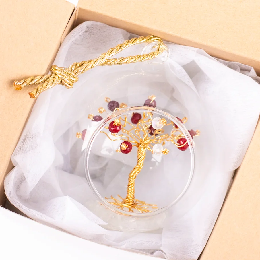 Γούρι – Δέντρο της ζωής με κόκκινο νεφρίτη - Image 3