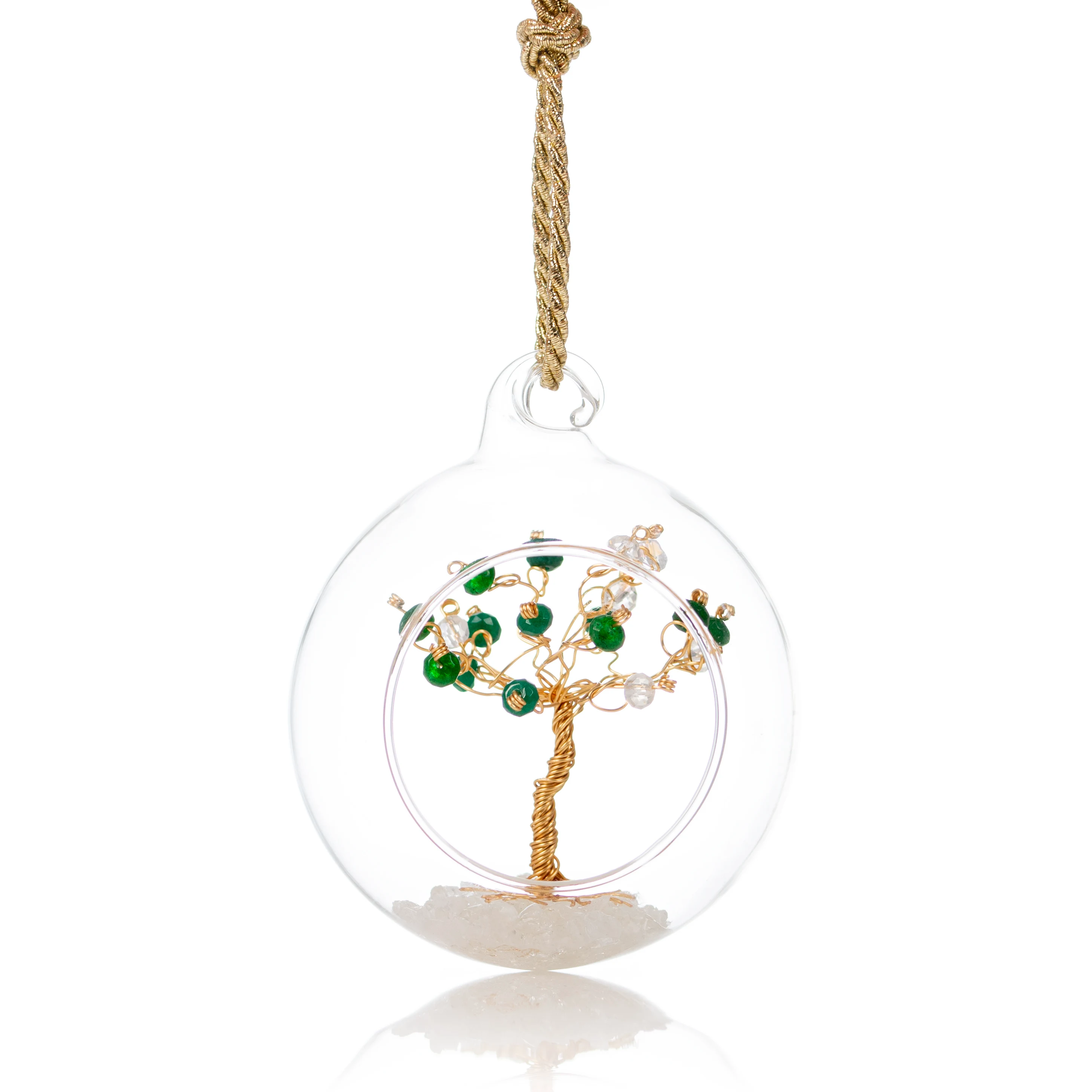 Γούρι - Δέντρο της ζωής με πράσινο νεφρίτη